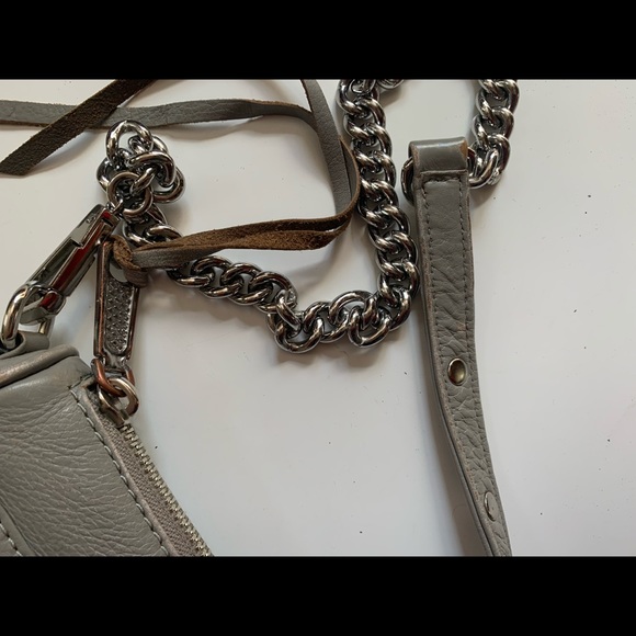 Rebecca Minkoff mini MAC grey leather crossbody - Picture 15 of 16
